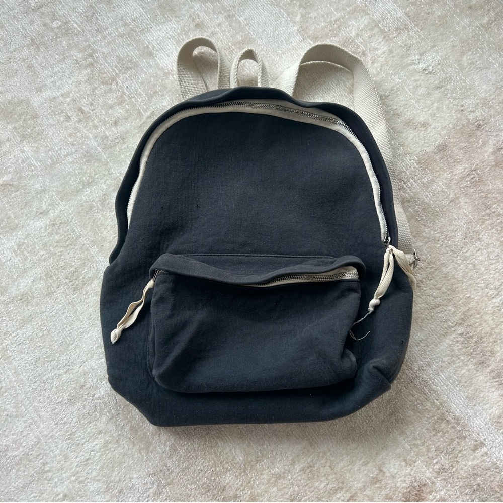 Brandy Melville John galt navy fabric backpack